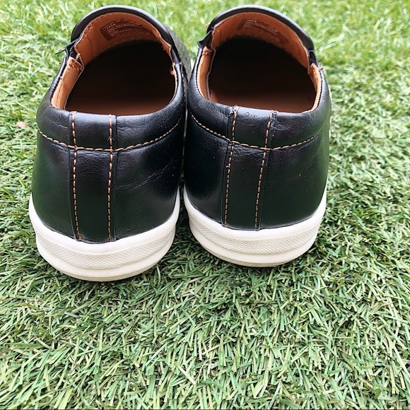 Deer Stags Slip-On holes Jace Leather Shoes Boys S - Picture 3 of 6